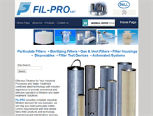 Tablet Screenshot of filpro-lb.com